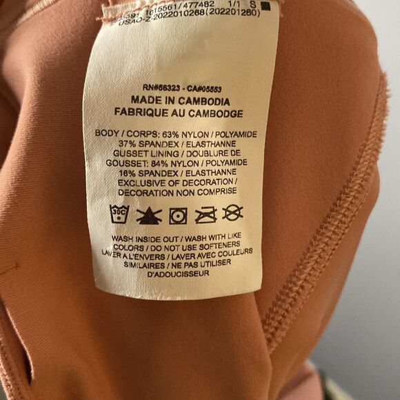 Nike Yoga Dri-Fit Dusty Rose Leggings Size Medium - Picture 8 of 8